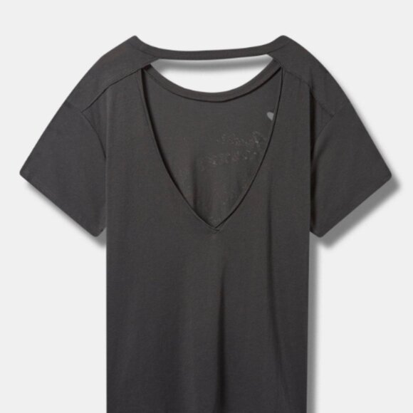 NWT Torrid Fender Relax Fit Open Back Distressed Size 3 - Picture 2 of 3